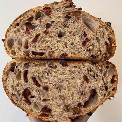 Cranberry Sun Sourdough Loaf
