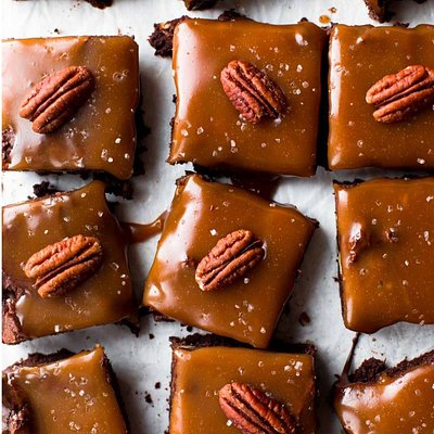 Sea Salt Caramel Brownies 