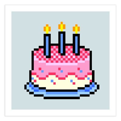 8x8" 3 Layer Square Serves 32 - 64