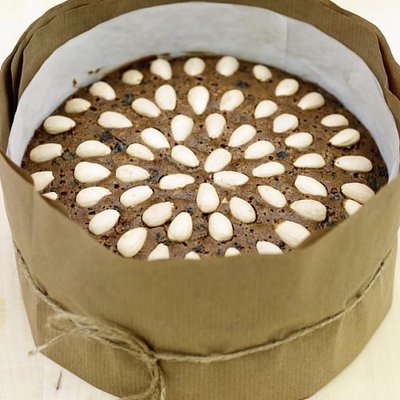 Christmas Cake Recipe Box