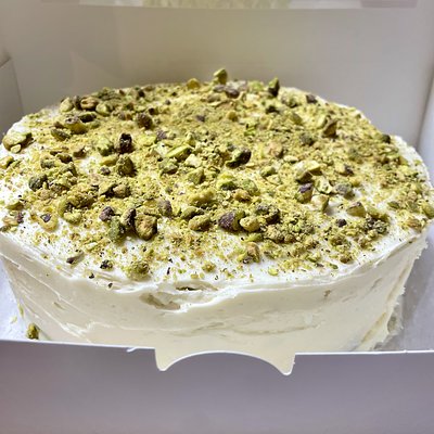 Nuts Over You Double Layer Pistachio Cake