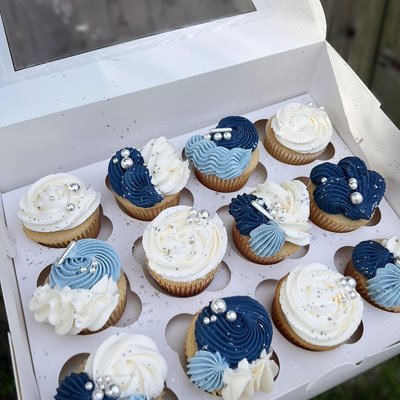 Blue Cupcakes 