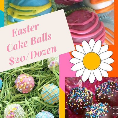 Easter Cake Balls