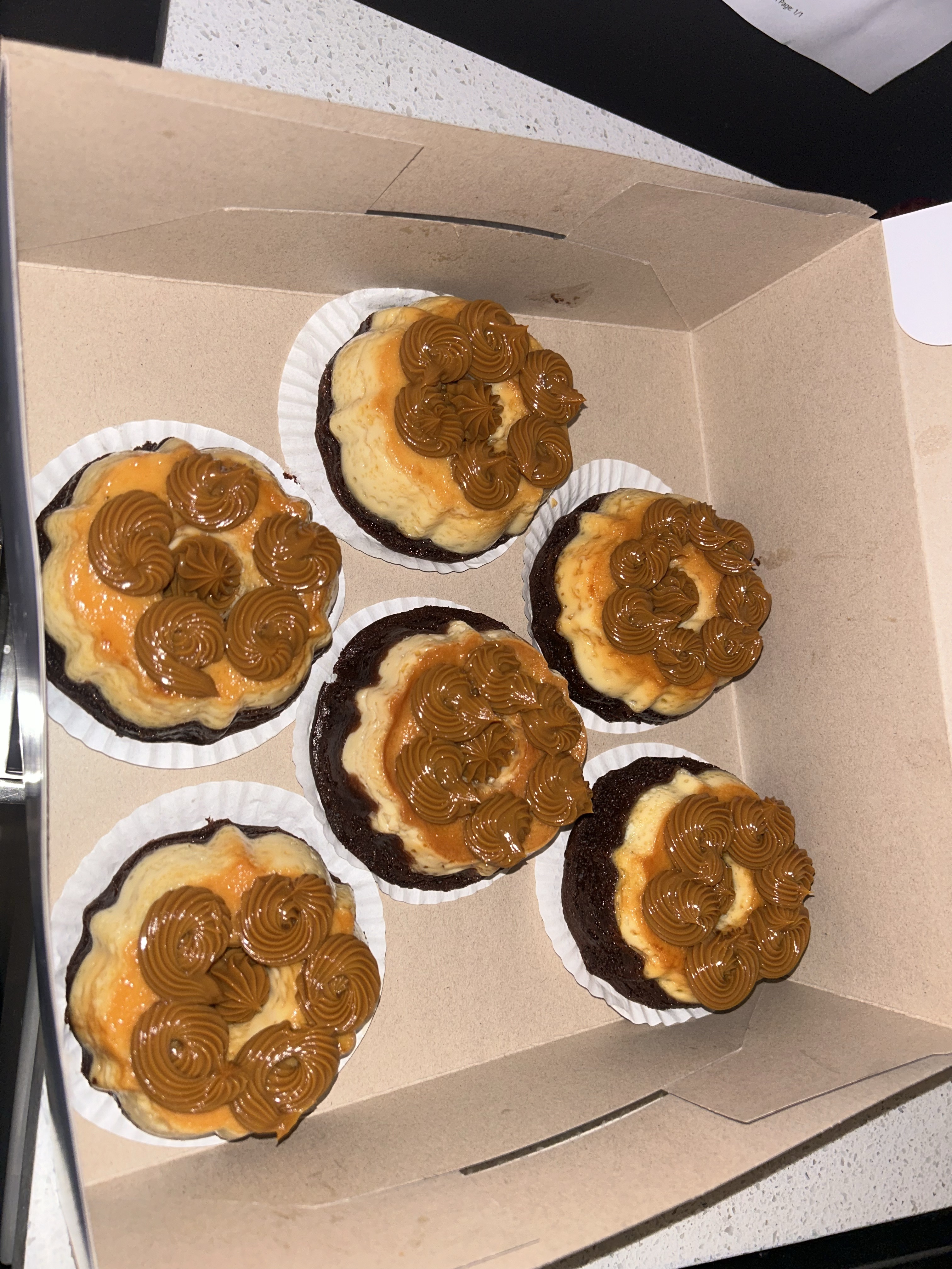 Half Dozen Mini Chocoflan 