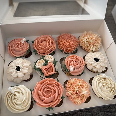 Floral Cupcakes 