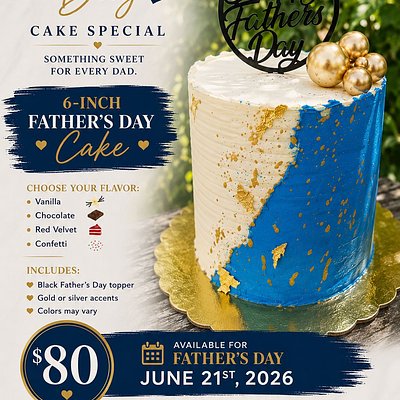 Father's 6in Cake
