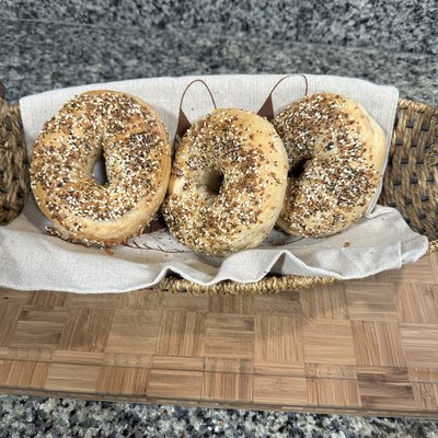 Everything Bagel Sourdough Bagels