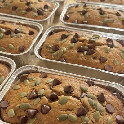 Pumpkin Chocolate Chip Mini Loaf
