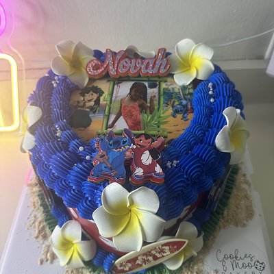 LILO & Stitch Heart Cake