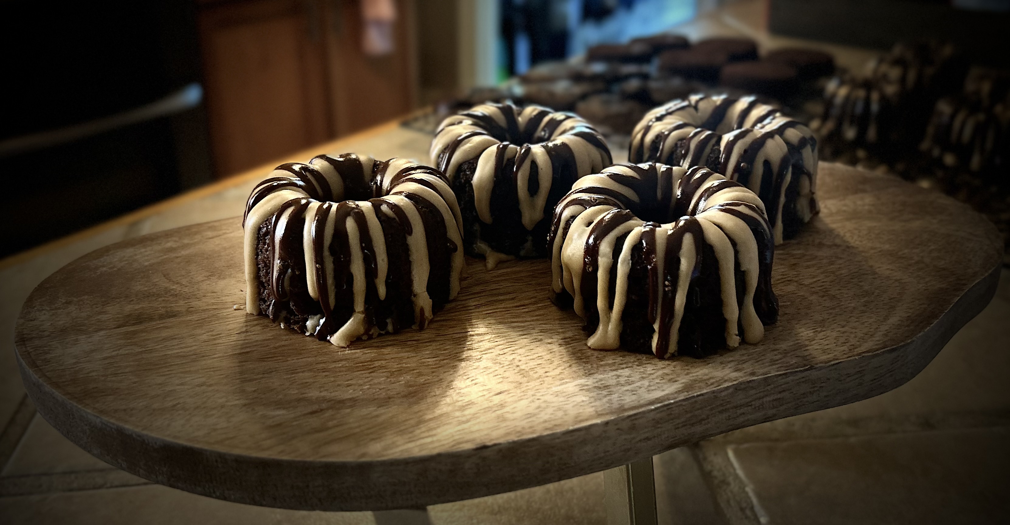 Chocolate Peanut Butter Bundtlets