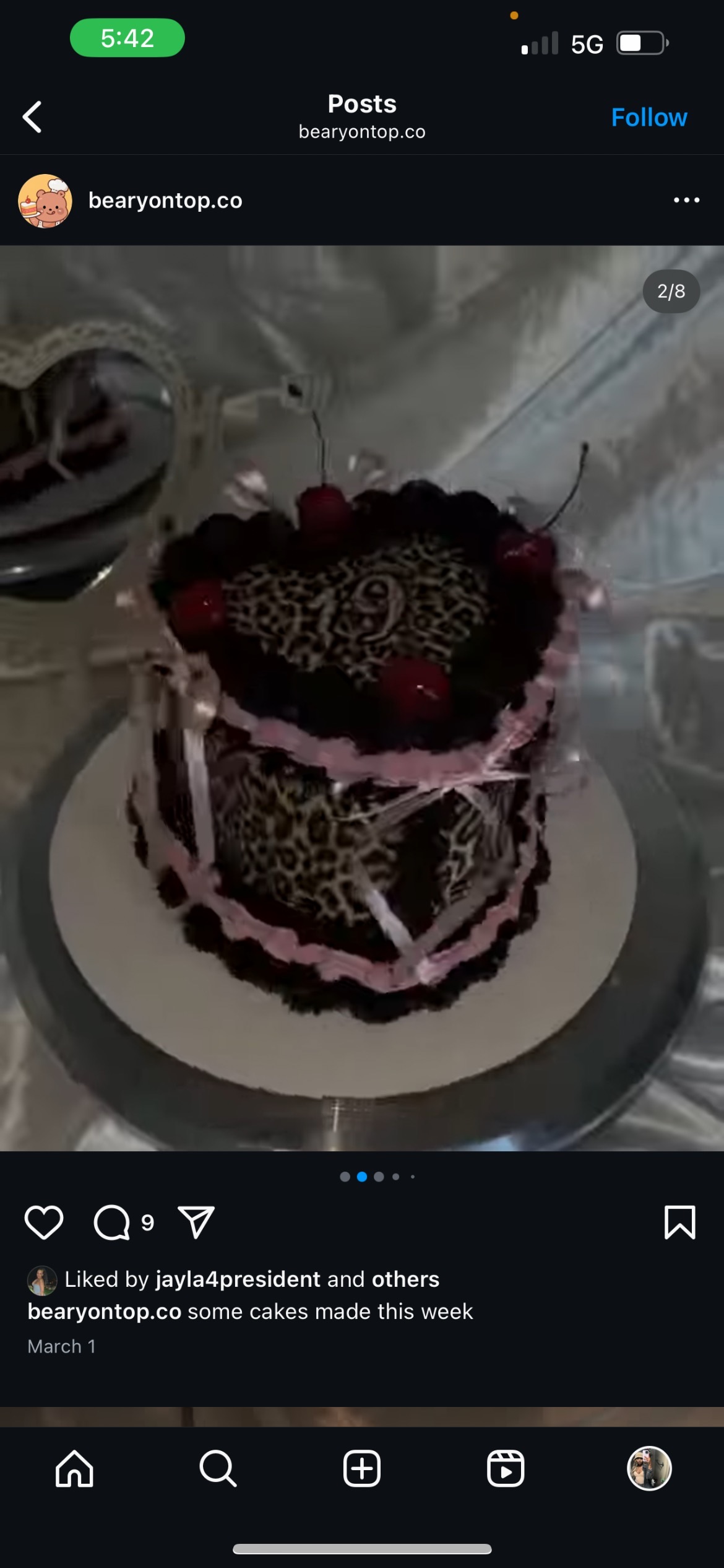 Heart Cake 