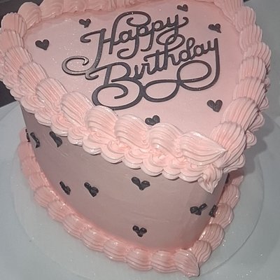 6 Inch Heart Cake