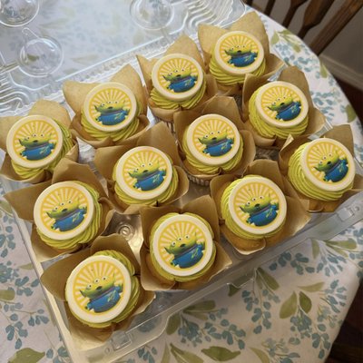 Custom Cupcakes With Edible Image One Dozen