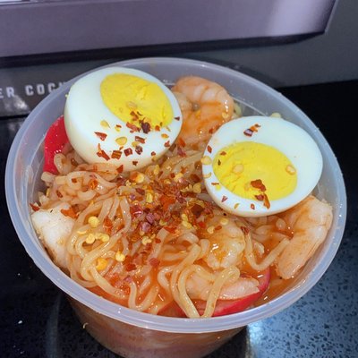 Noddle, Shrimp, Sausage Spicy Bowl 🌶️
