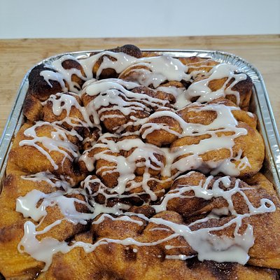 Sourdough Pumpkin Cinnamon Roll Focaccia Bread 