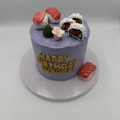 6” 3 layer cake
