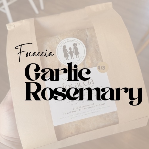 Focaccia - Garlic Rosemary