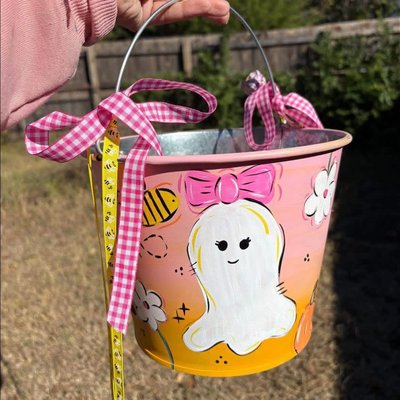 Painted Candy Bucket 