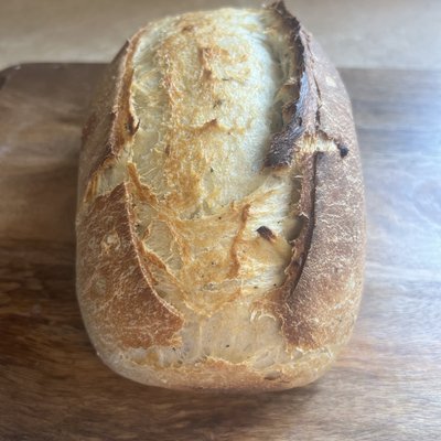 Roasted Garlic And Herb Sourdough Loaf