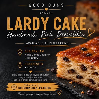 Lardy Cake (Box of 6) ⭐️ Best Seller