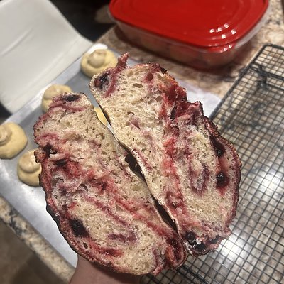 Large-Blueberry Lemon Zest Sourdough
