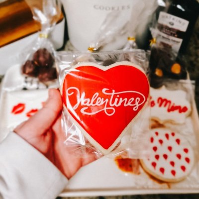 Valentines Day Sugar Cookies
