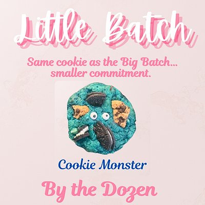 Cookie Monster Little Batch Cookies