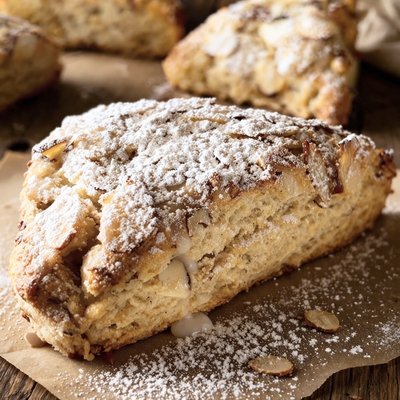 Sourdough Almond Vanilla Bean Scones (4 Count)