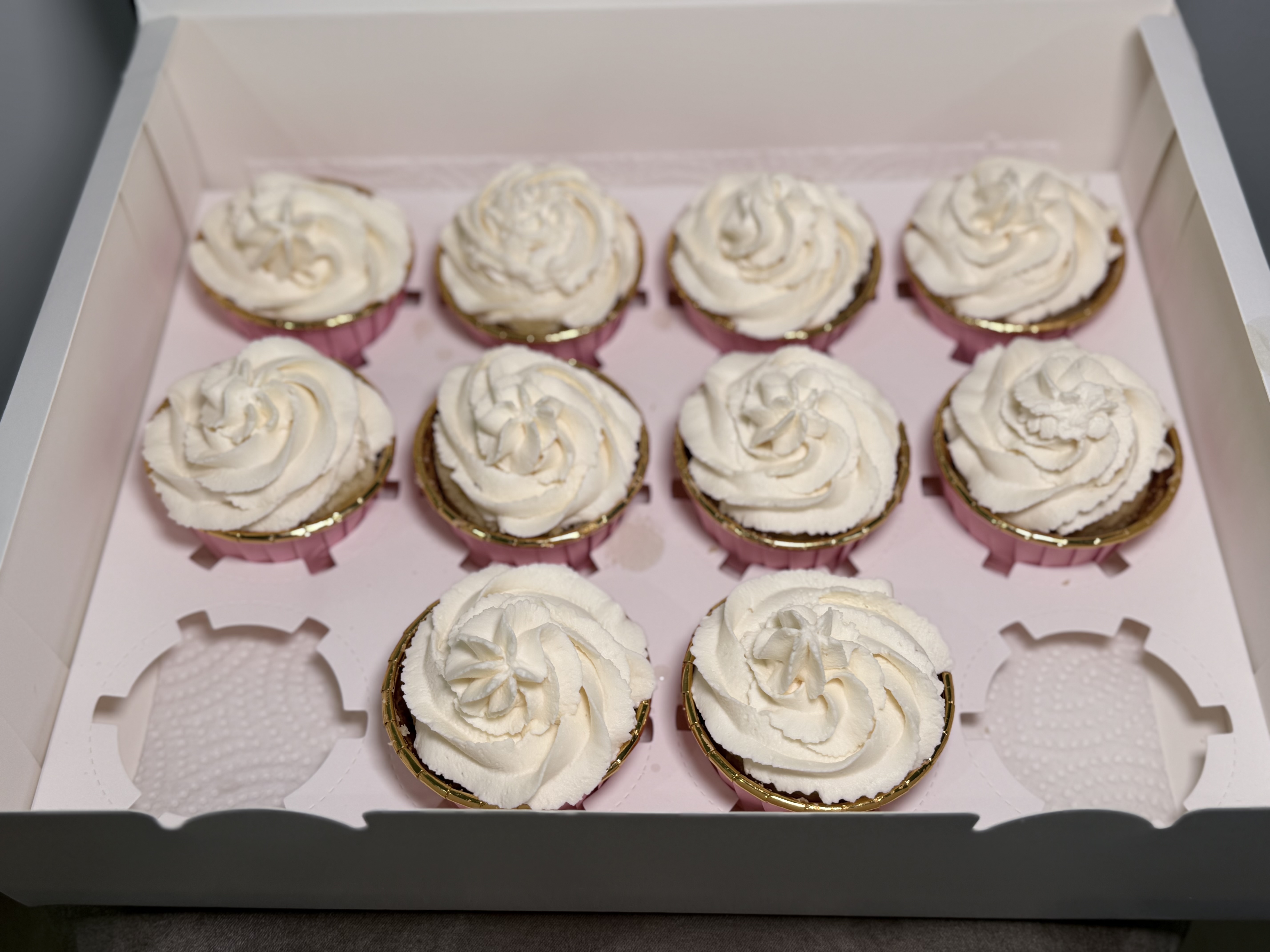 White Velvet Cupcakes