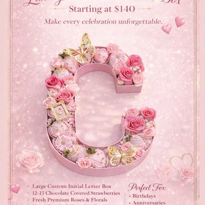 Luxury Initial Letter Box 