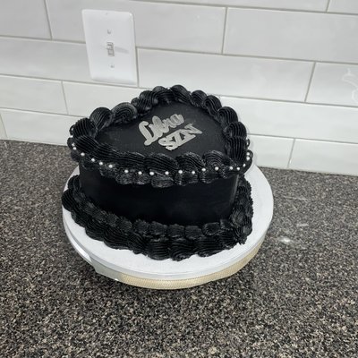 8in Heart Cake 