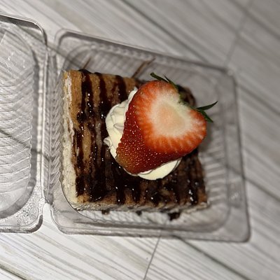 Individual Churro Cheesecake Slice 