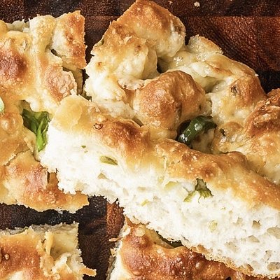 Jalapeño cheddar focaccia 