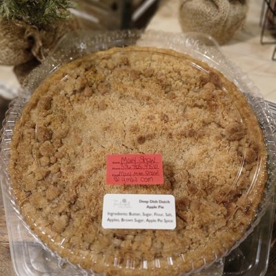 Deep Dish Dutch Apple Pie