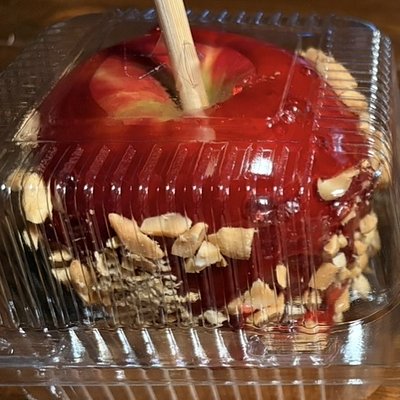 Candy Apple With Peanuts