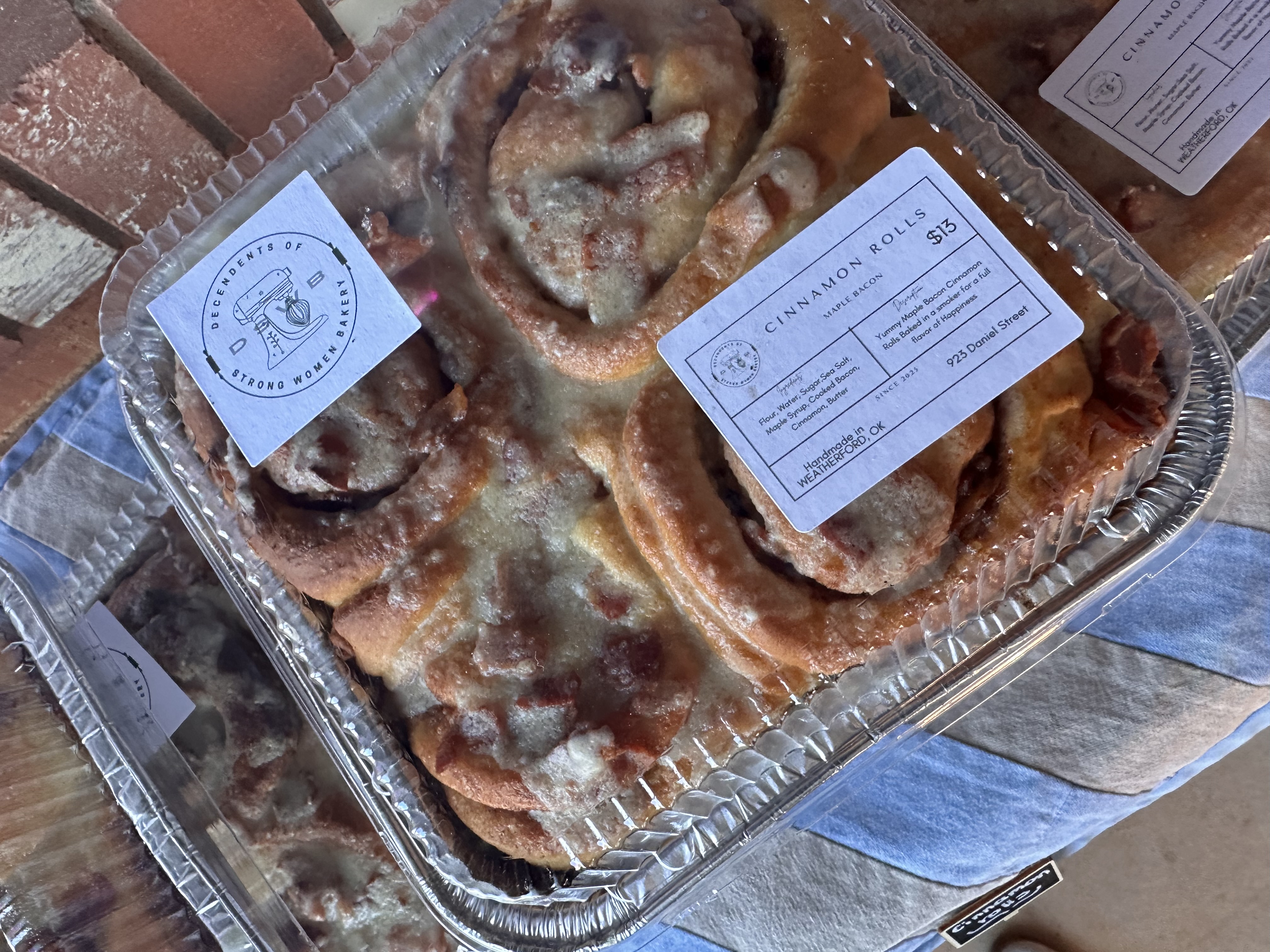 Maple Bacon Cinnamon Rolls