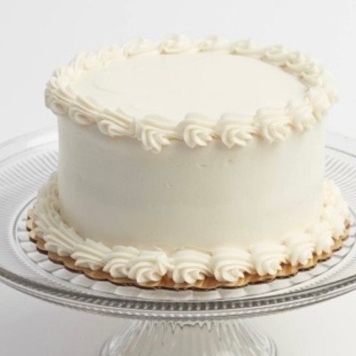 Simple Cake & Icing & Color Your Choice 8 Inch (serves 8-12)