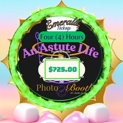 Emerald - 360° Photo Booth Rental Pkg