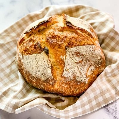 Roasted Garlic And Parmesan Sourdough Bread