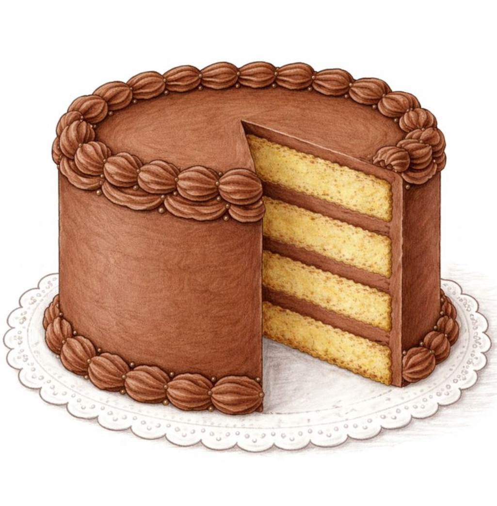 6” Custom Cake (feeds 10)