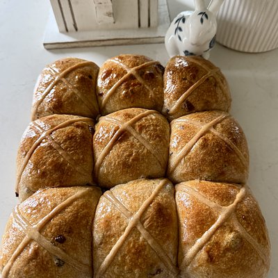 Sourdough Hot Cross Buns - Pack of 6