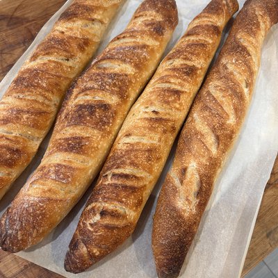 White Sourdough Baguette 