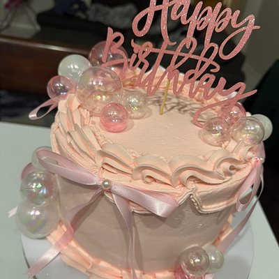 1 Tier Buttercream Cake