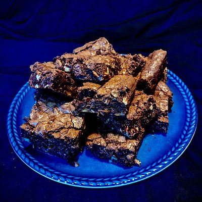 Caramel Pecan Turtle Brownies