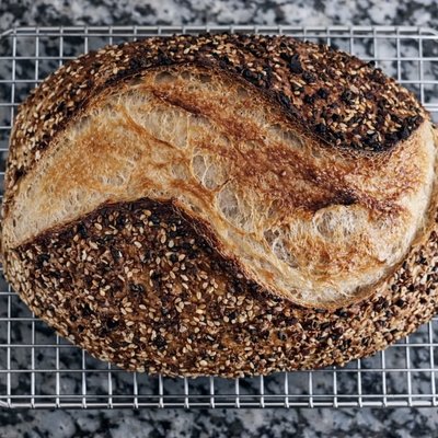 EVERYTHING BAGEL SOURDOUGH LOAF