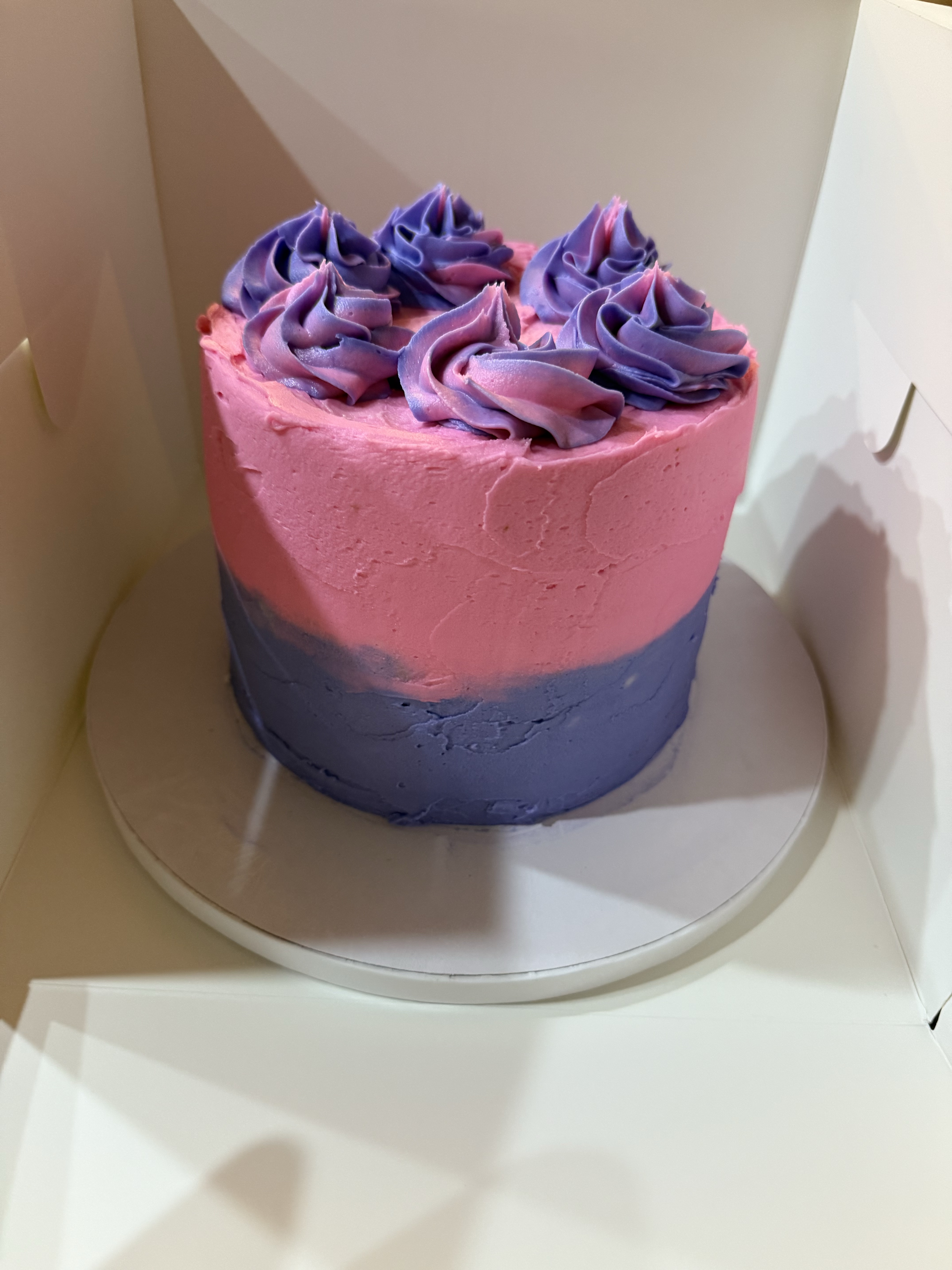 6 in 3 layer Cake 