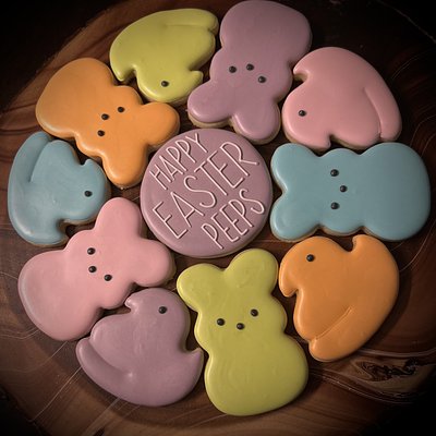 Easter Cookie Platter