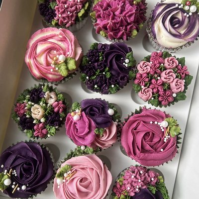 Floral Cupcake