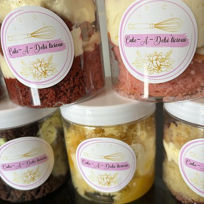 Mini Cake In A Jar 