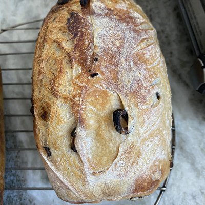 Black Olive And Feta Cheese Loaf